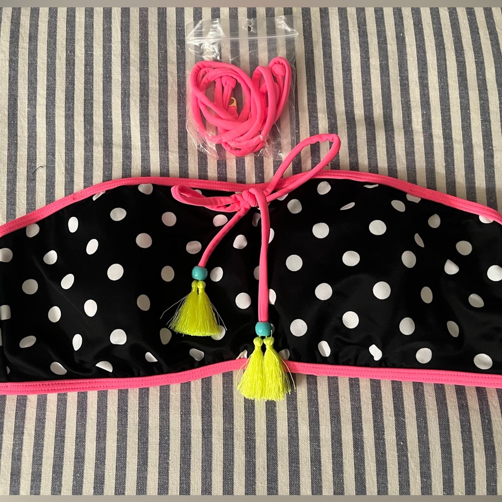 Victoria's Secret Bandeau Swim Top with Straps